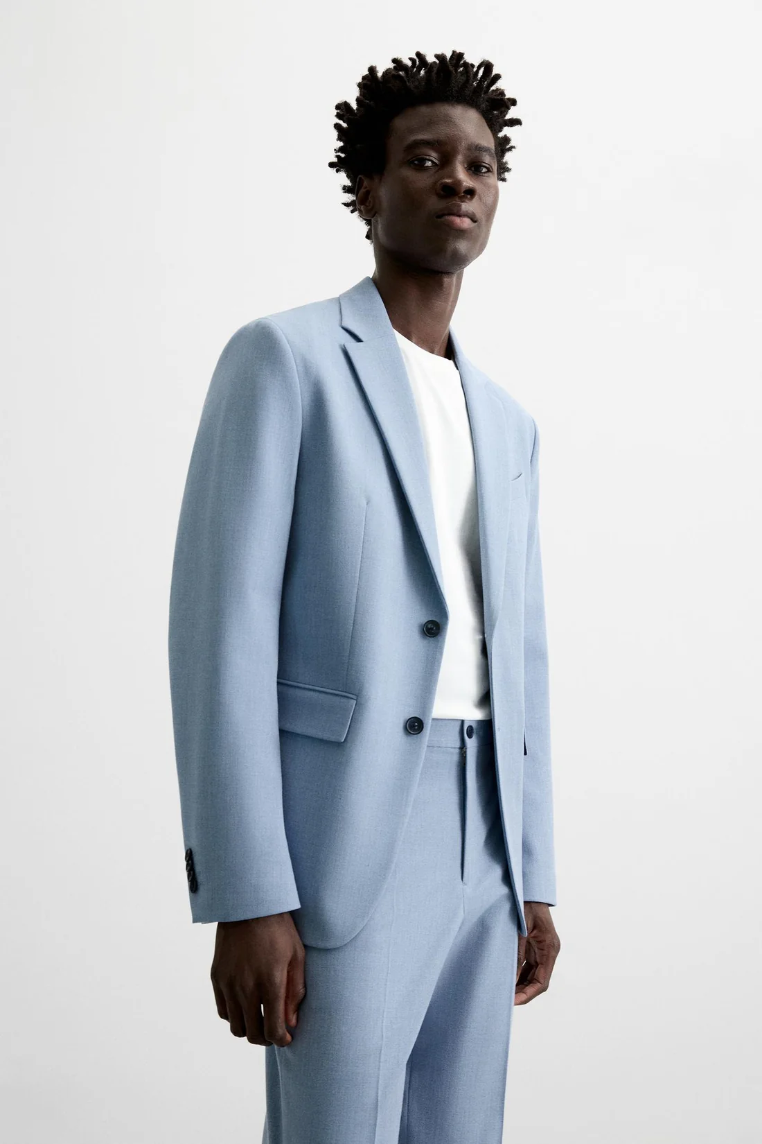 Textured Suit Blazer