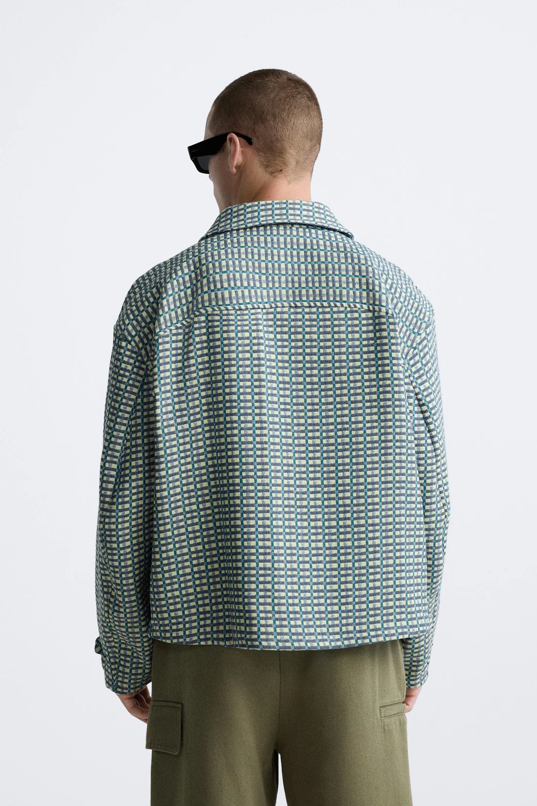 Checked Jacquard Jacket