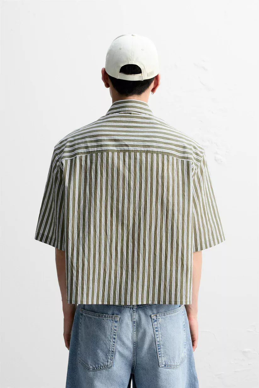 Boxy-fit Striped Shirt